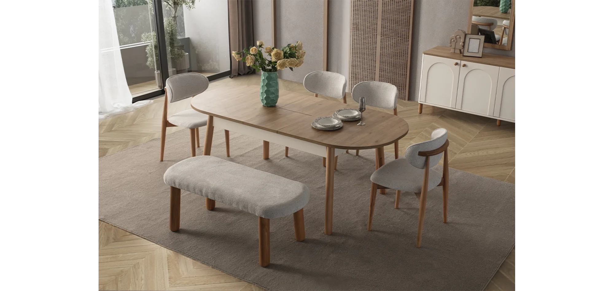 Prada Yemek Odası Takımı