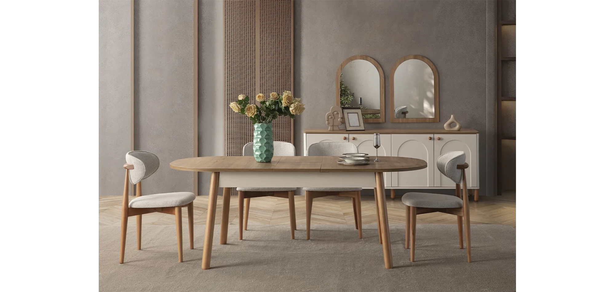 Prada Yemek Odası Takımı