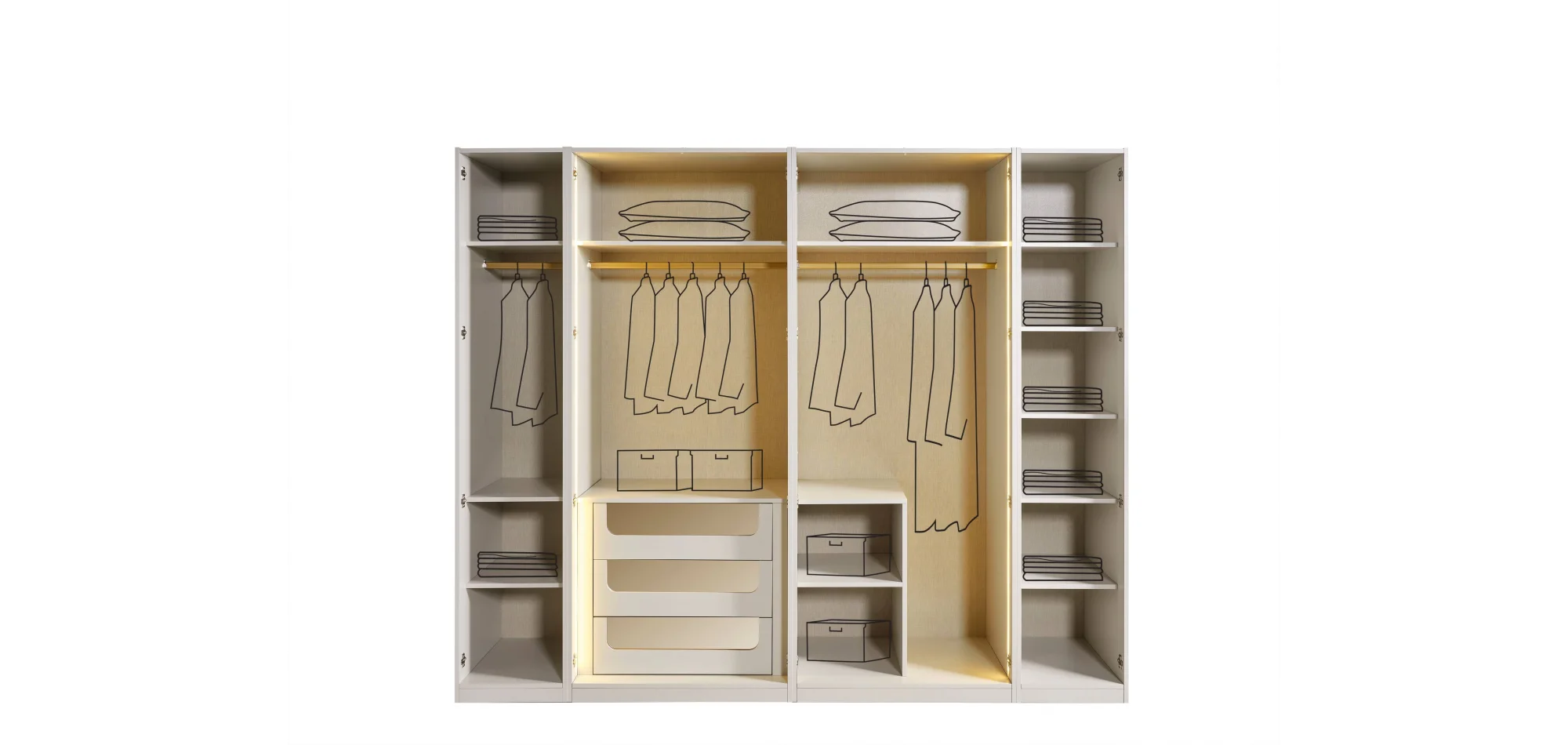 Obsidian Gold Yatak Odası Takımı