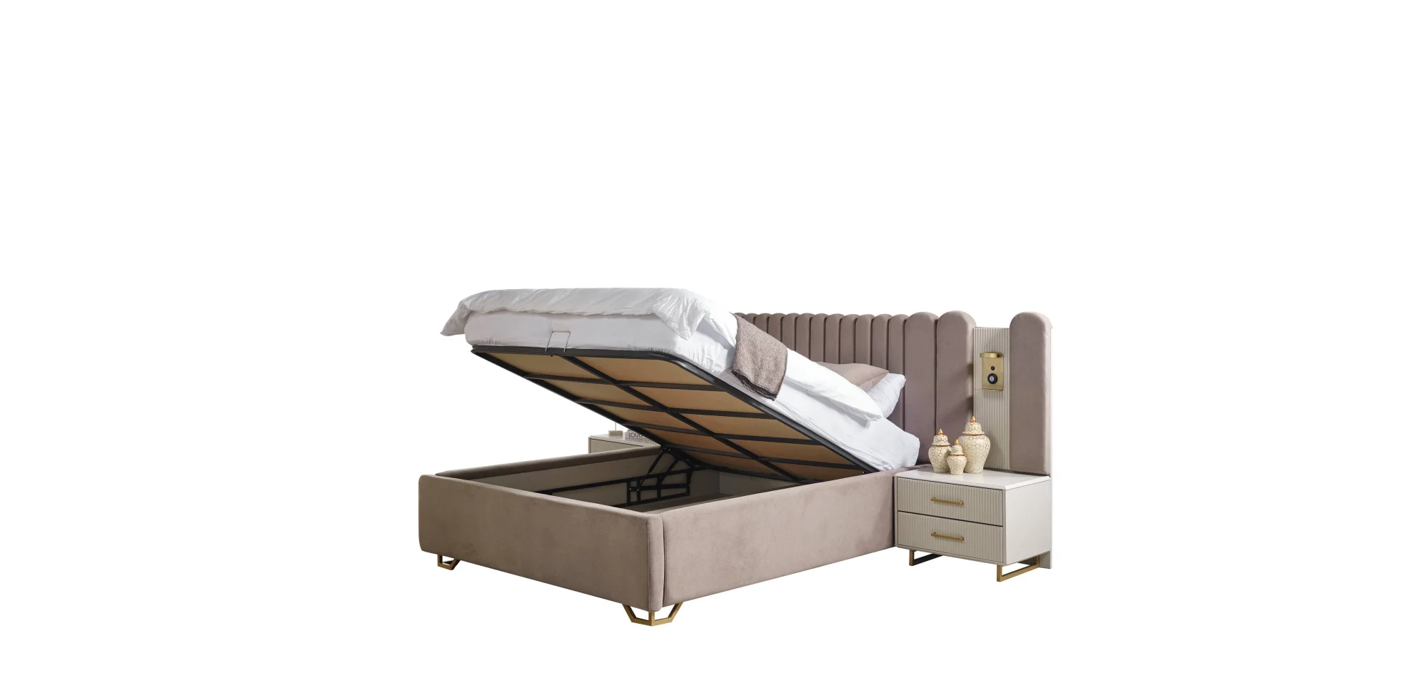 Obsidian Gold Yatak Odası Takımı