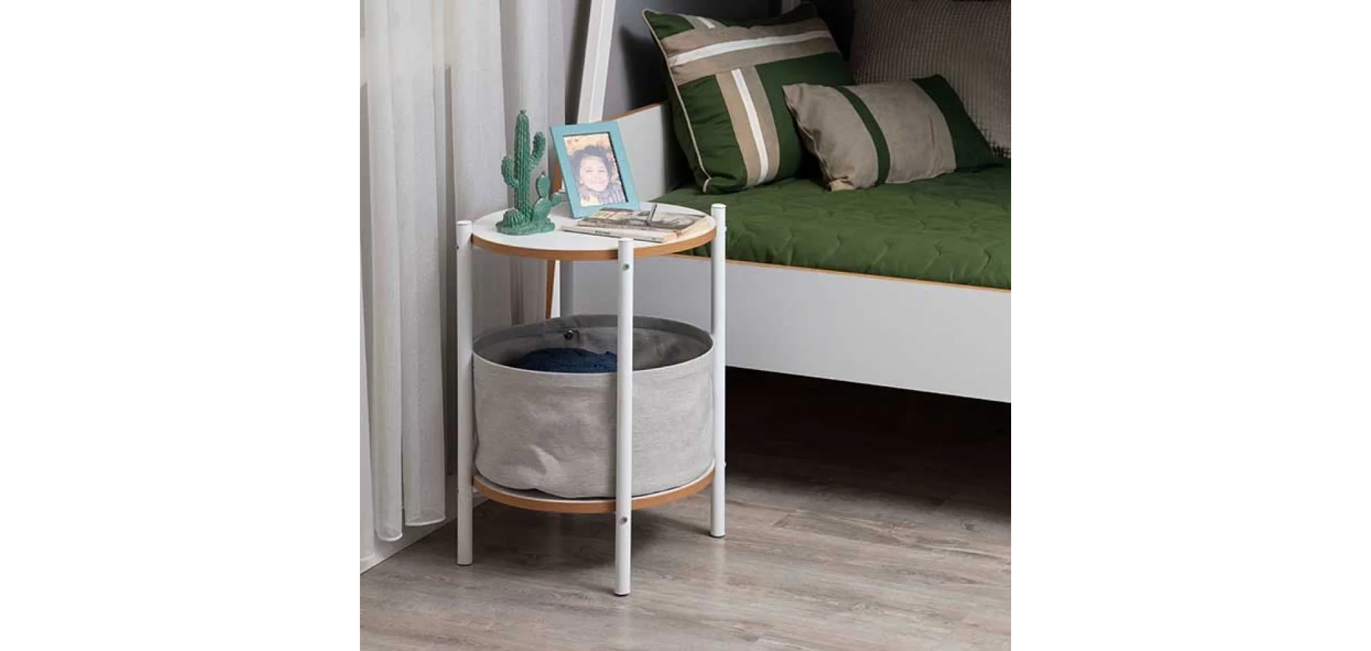 Torino Yuvarlak Yan Sehpa