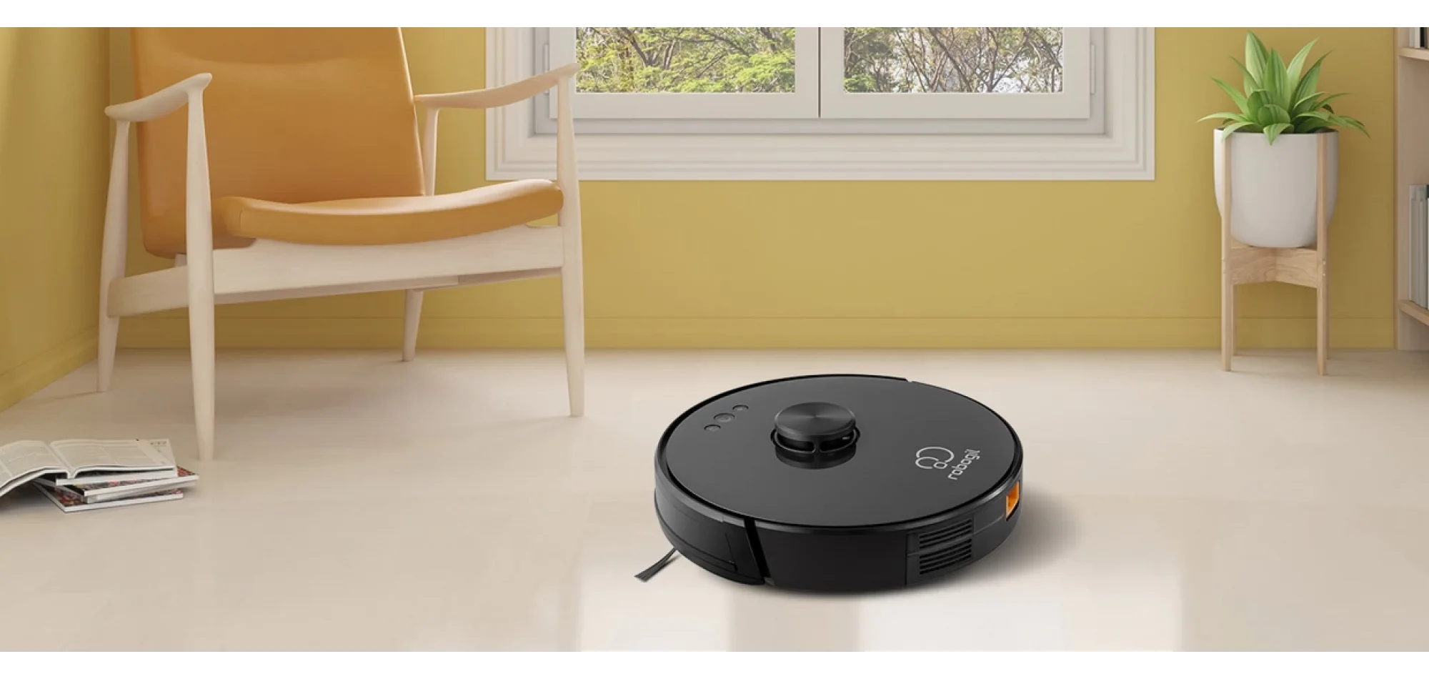 Robogil Stella 500B 2024 Model Yeni Nesil Tasarım Akıllı Robot Süpürge ve Robot Paspas