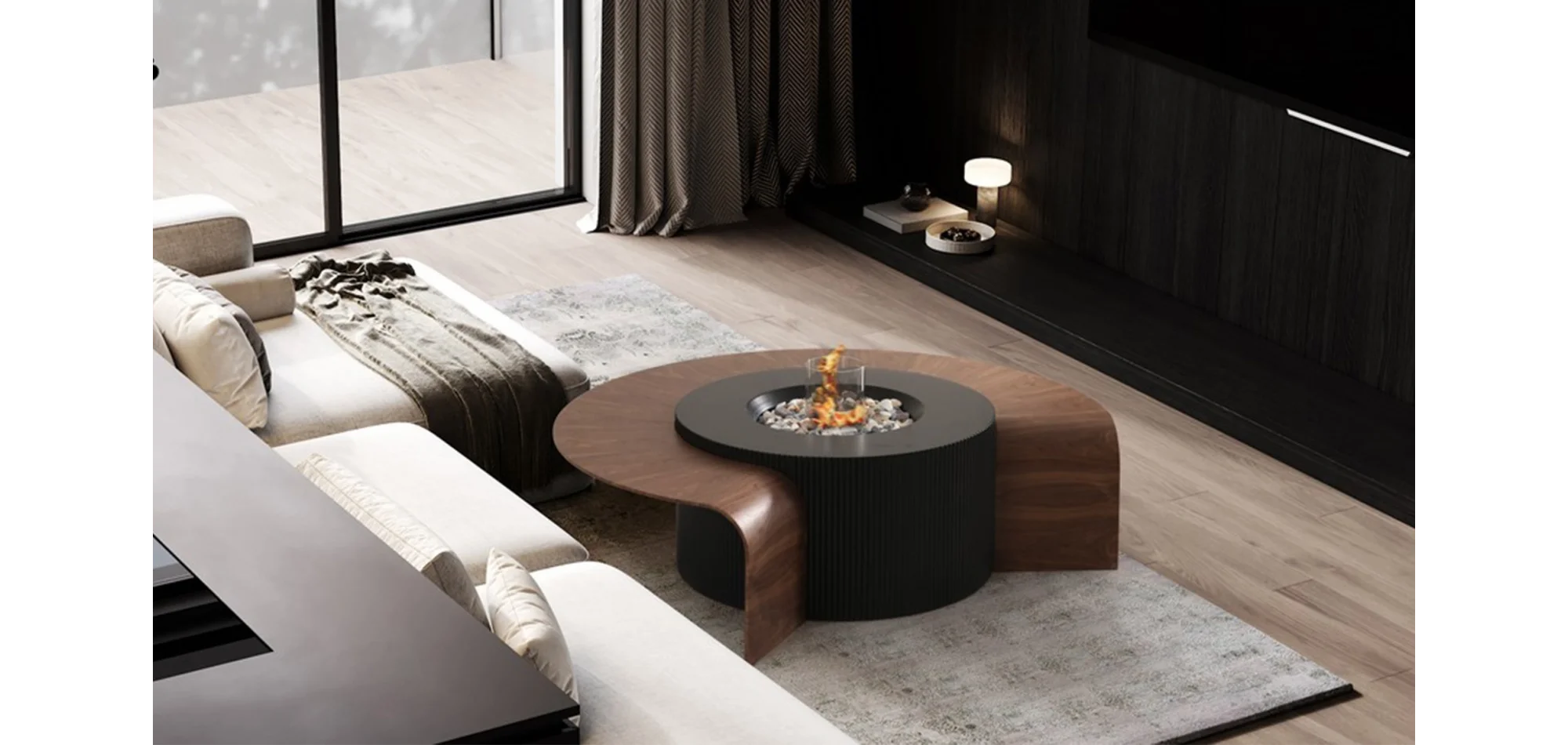 TH-Calista Ceviz Orta Sehpa