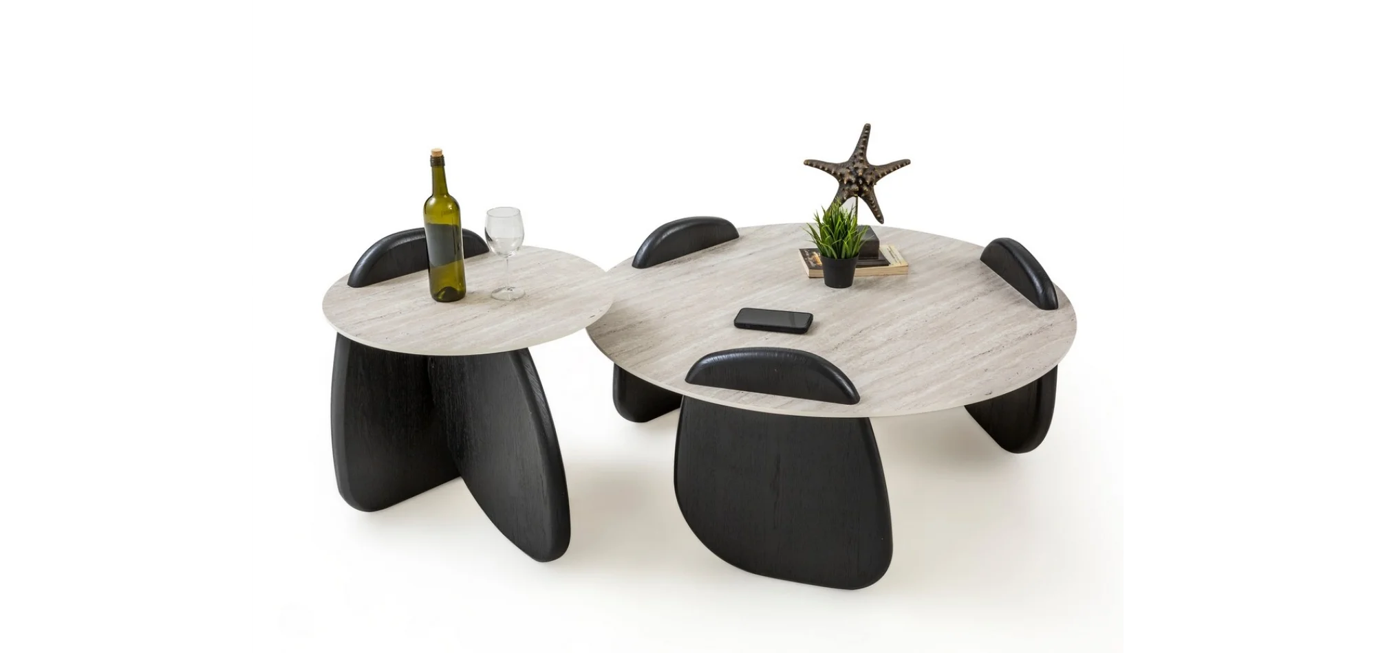 TH-Markiz Set Siyah Orta Sehpa