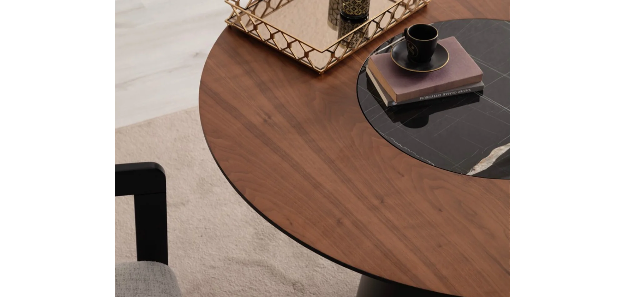 TH-Roll Masa Yuvarlak Masa