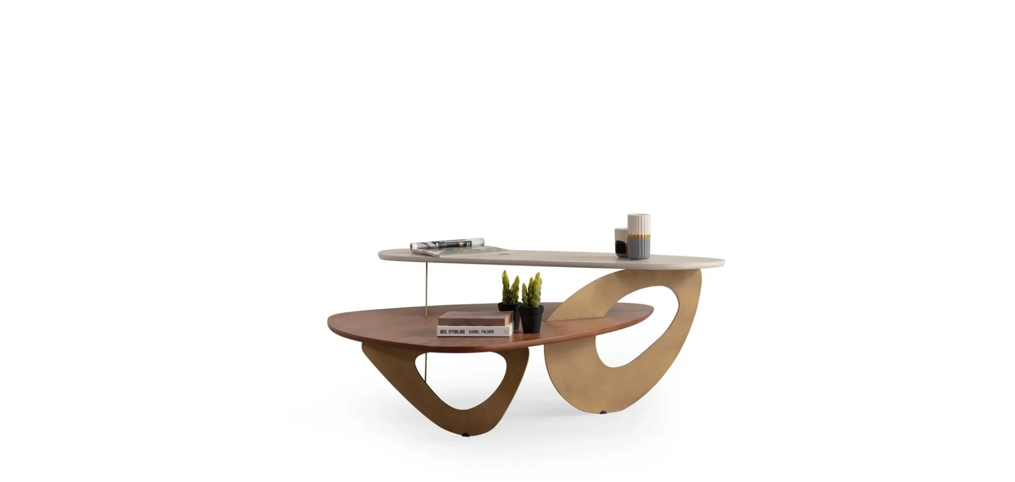 TH-Solid Traverten Orta Sehpa