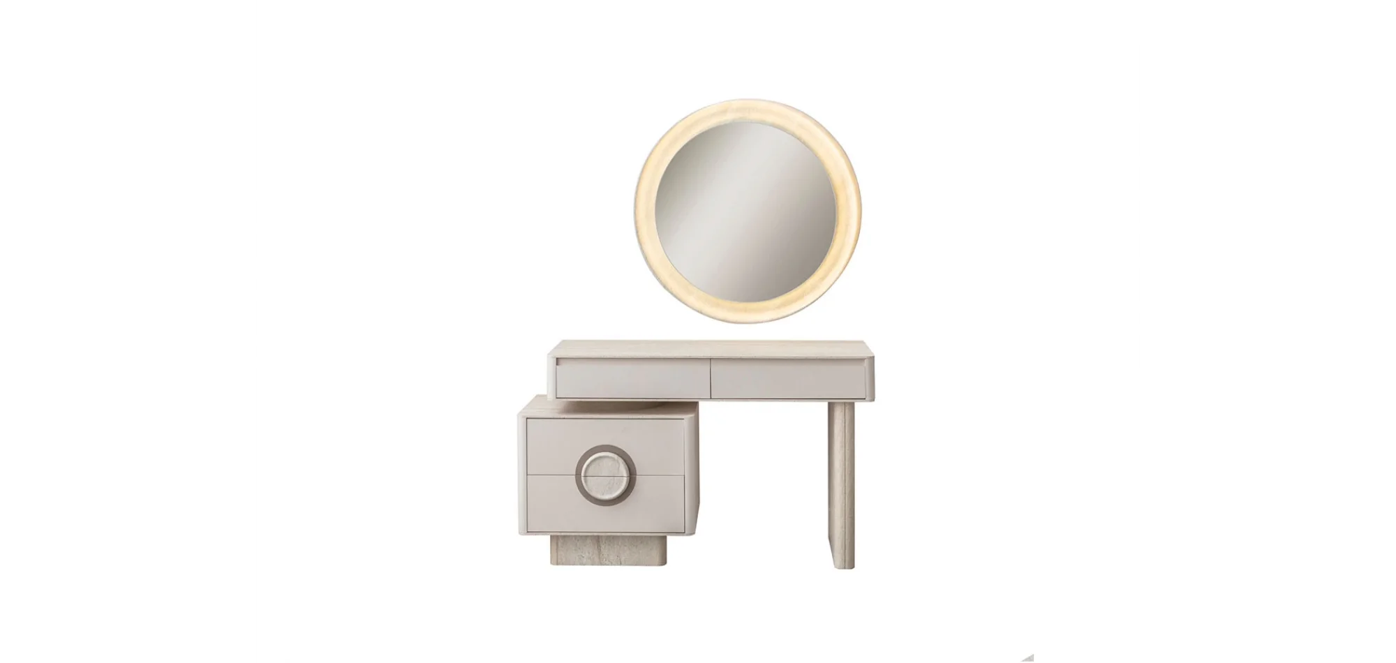 Traverten Şifonyer+Ayna