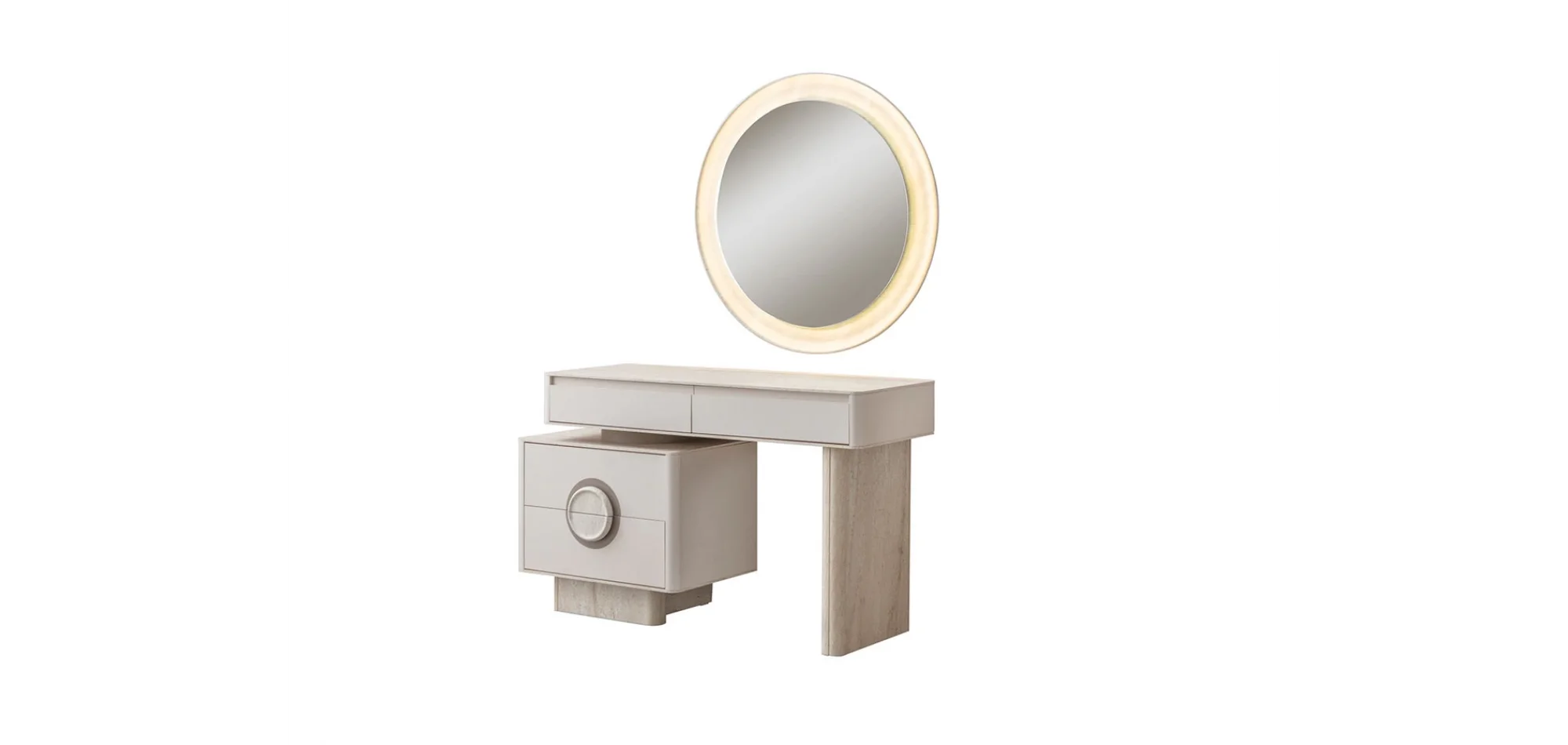 Traverten Şifonyer+Ayna