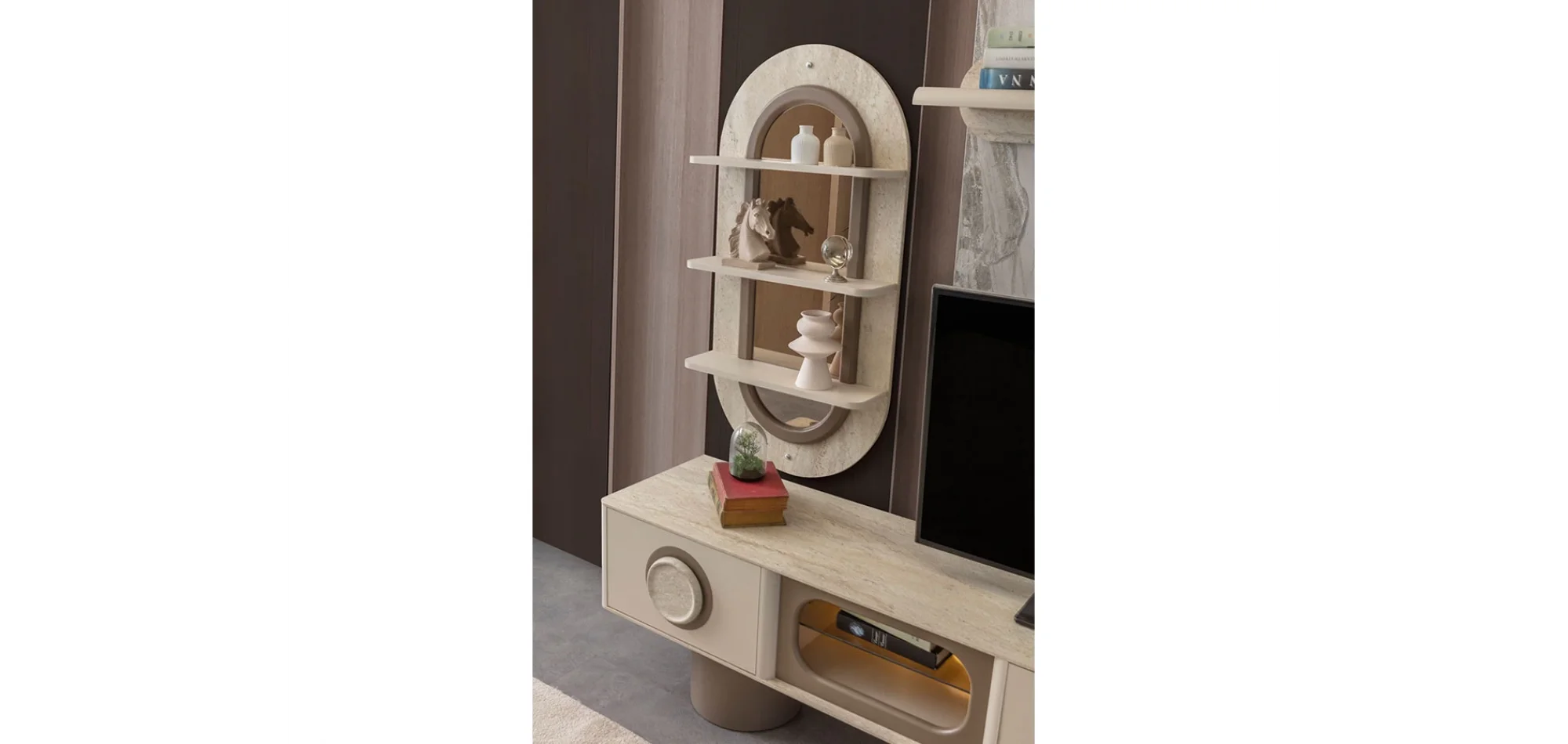 Traverten Tv Ünitesi