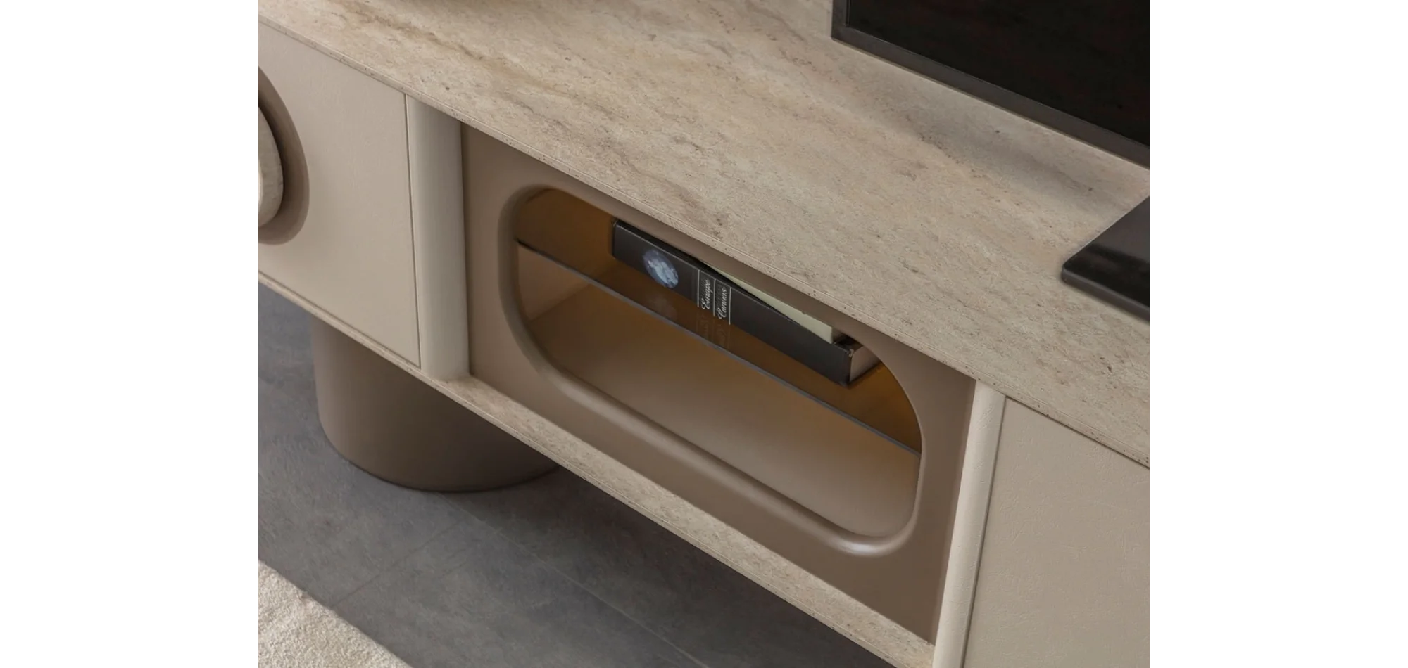 Traverten Tv Ünitesi