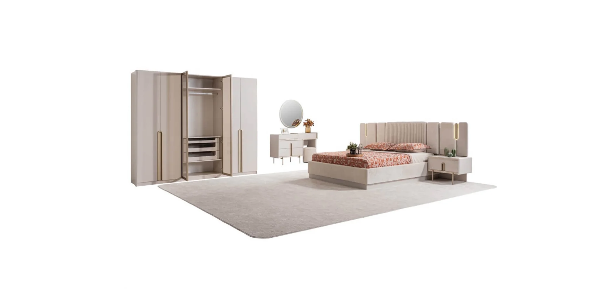 Velvet Yatak Odası Takımı