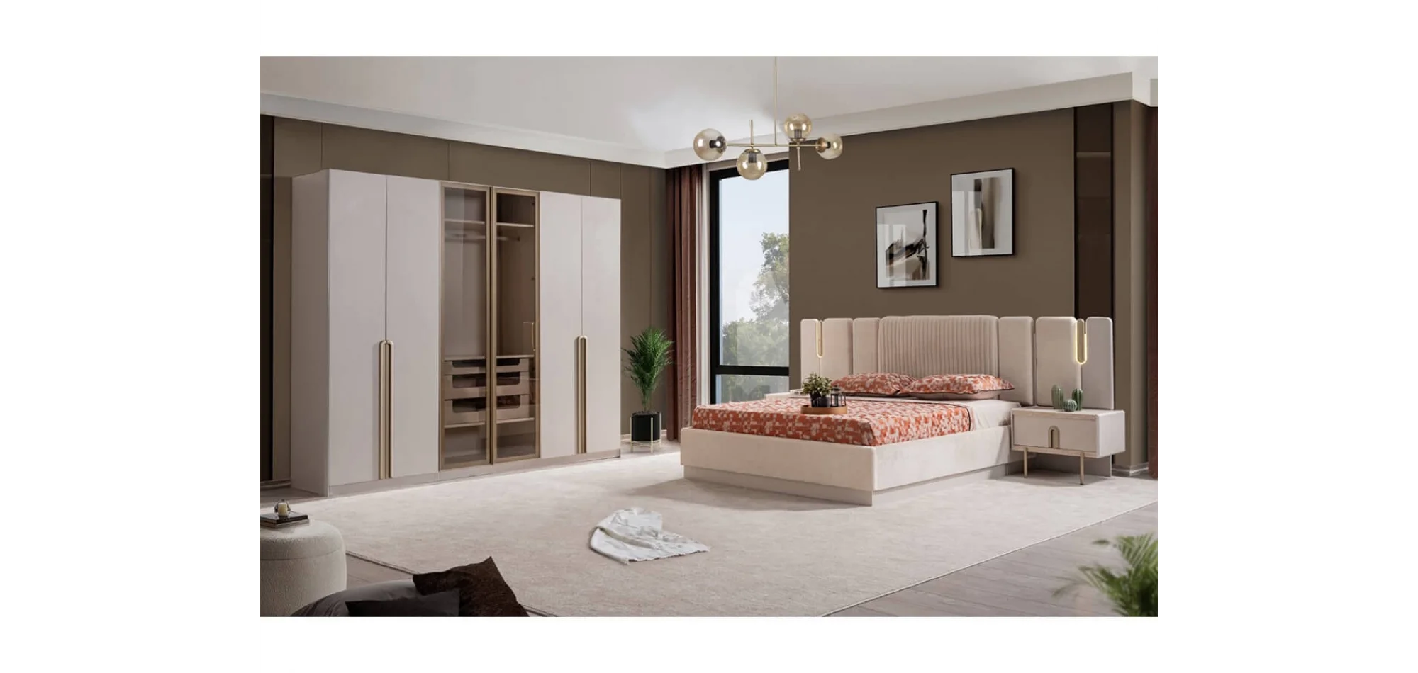 Velvet Yatak Odası Takımı