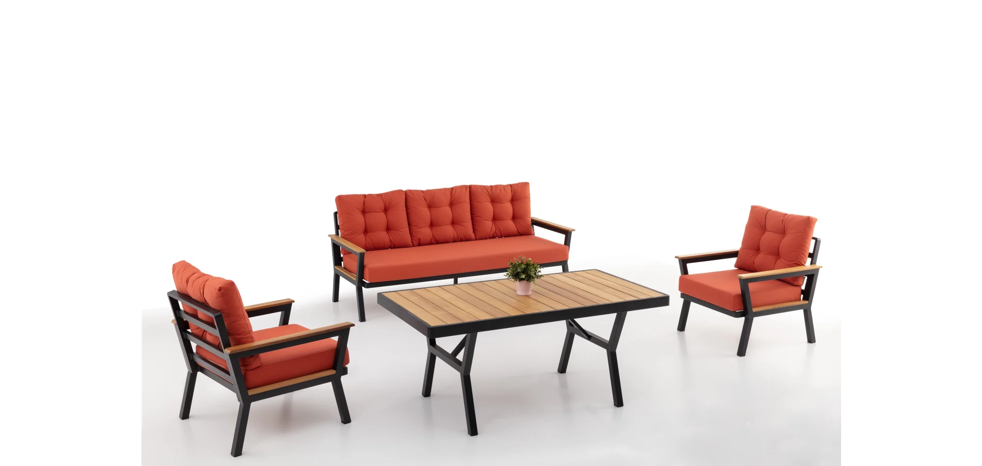 Venedik Alüminyum Oturma Grubu