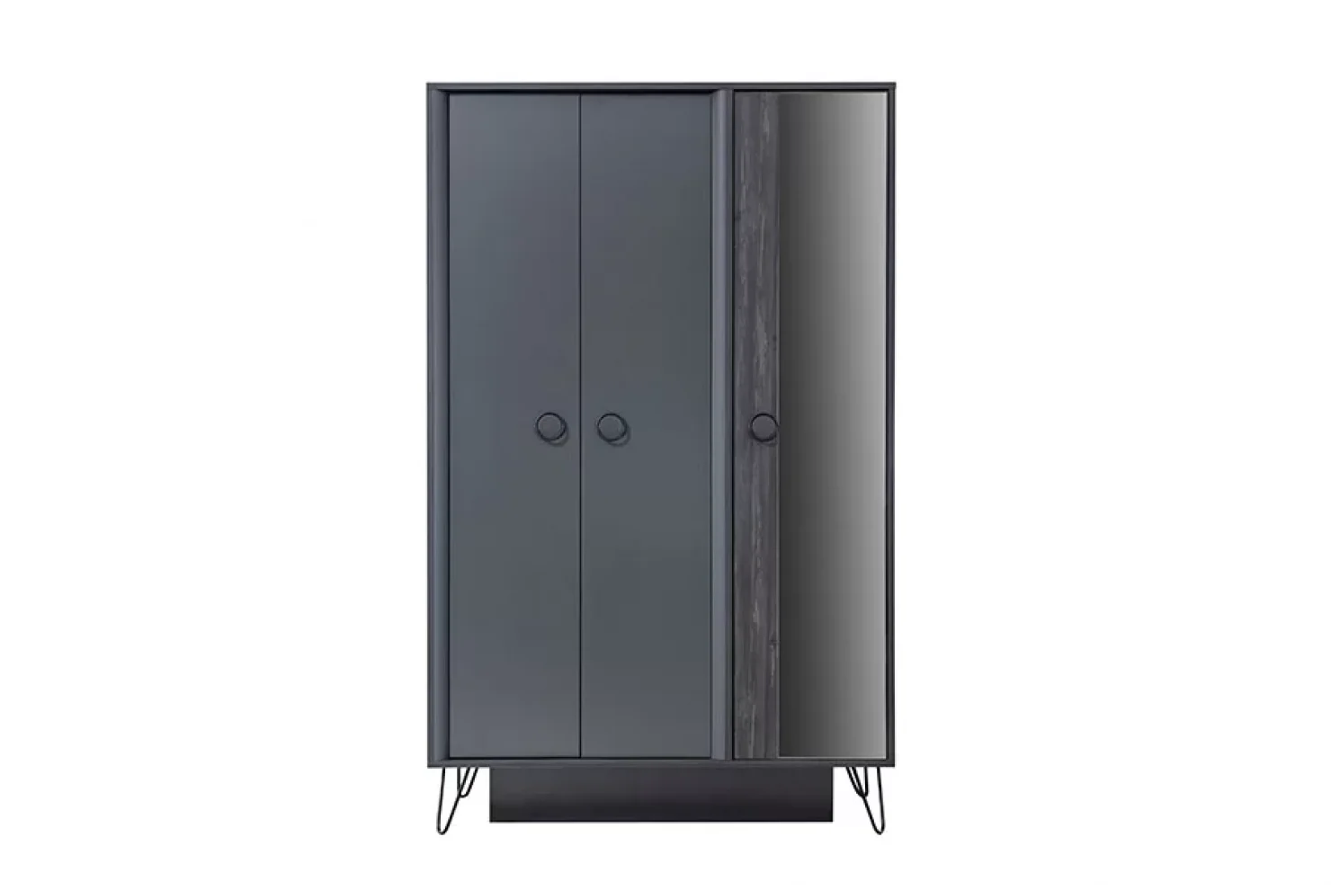 Black Genç 3 Kapılı Dolap