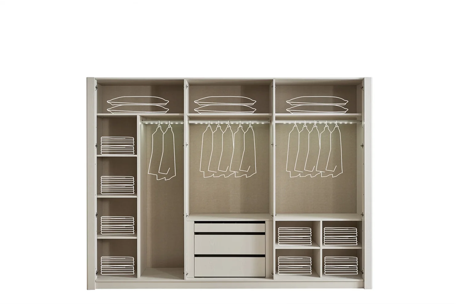 Yasmin 6 Kapılı Dolap