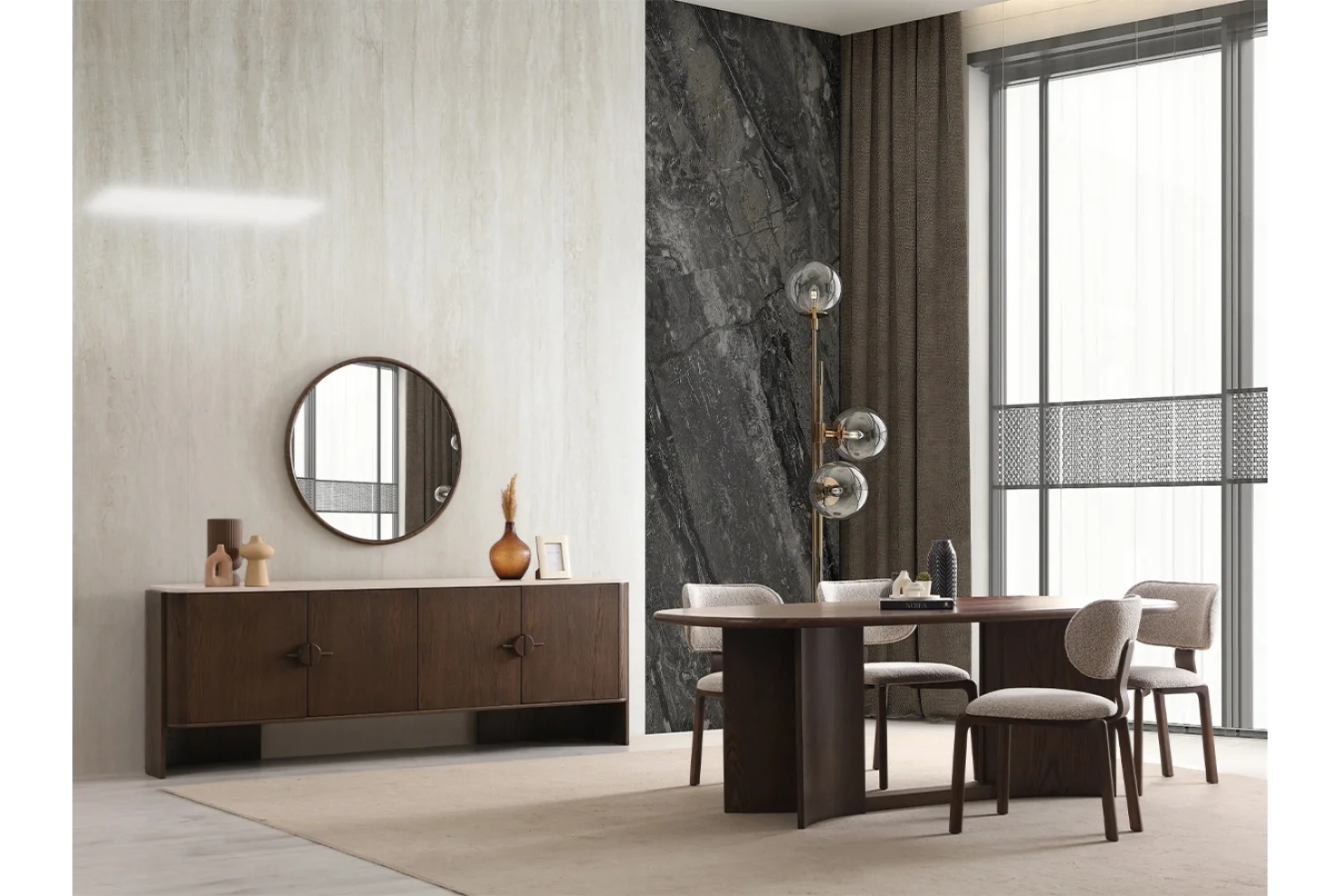 Lucerra Yemek Odası Takımı