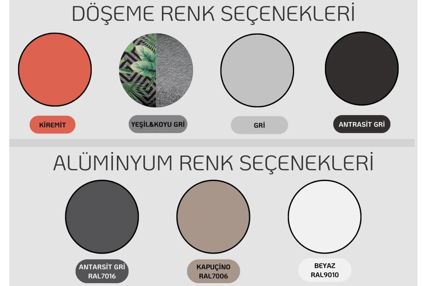 Ankara Alüminyum Oturma Grubu