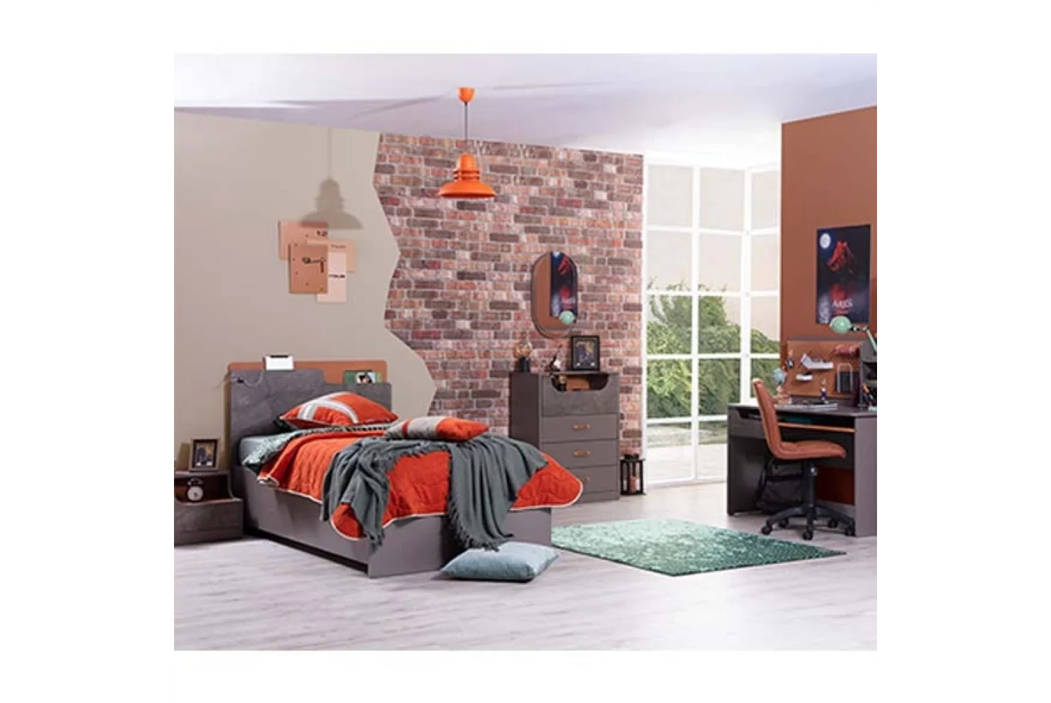 Ares Bazalı Karyola 120*200