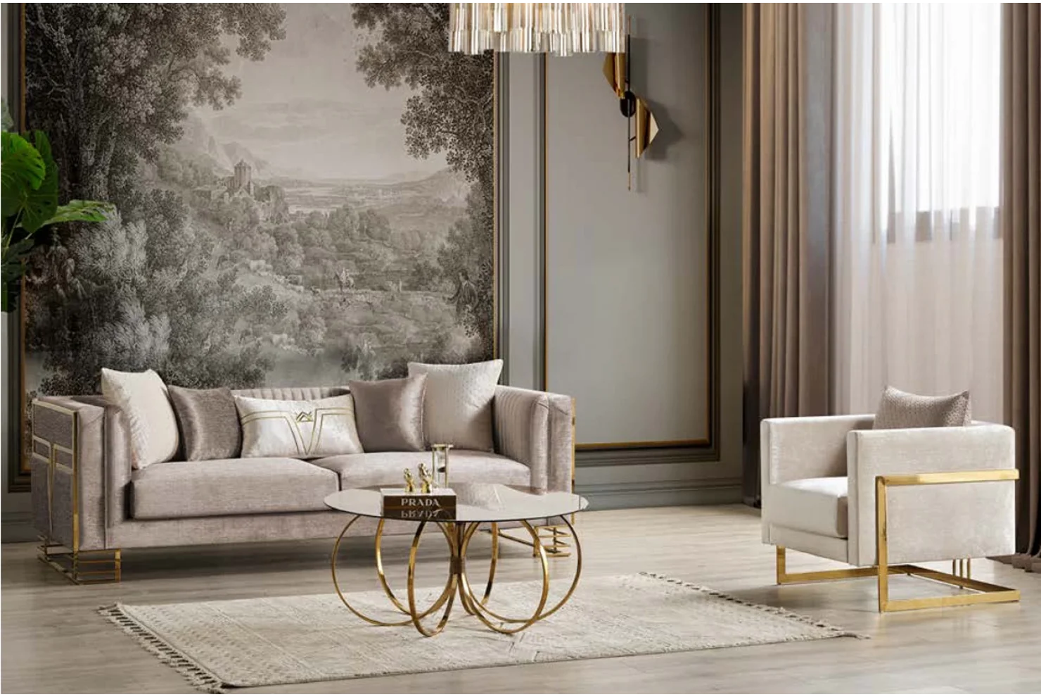 Arven Gold Koltuk Takımı