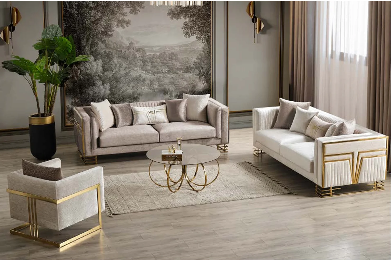 Arven Gold Koltuk Takımı