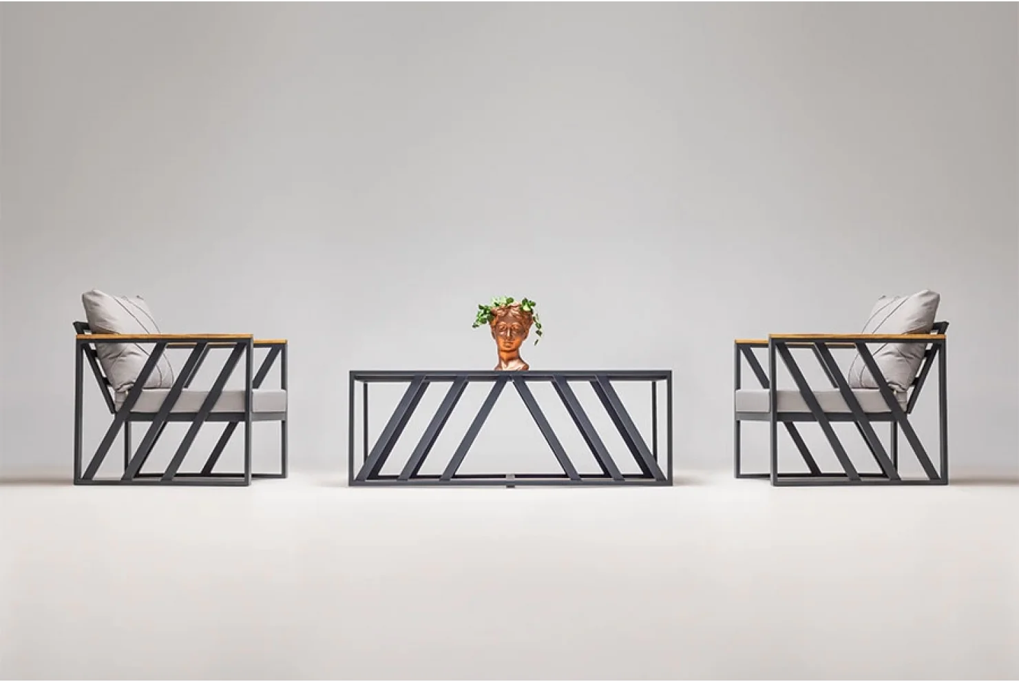 ASSOS ÇAY SETİ ALÜMİNYUM2+1+1