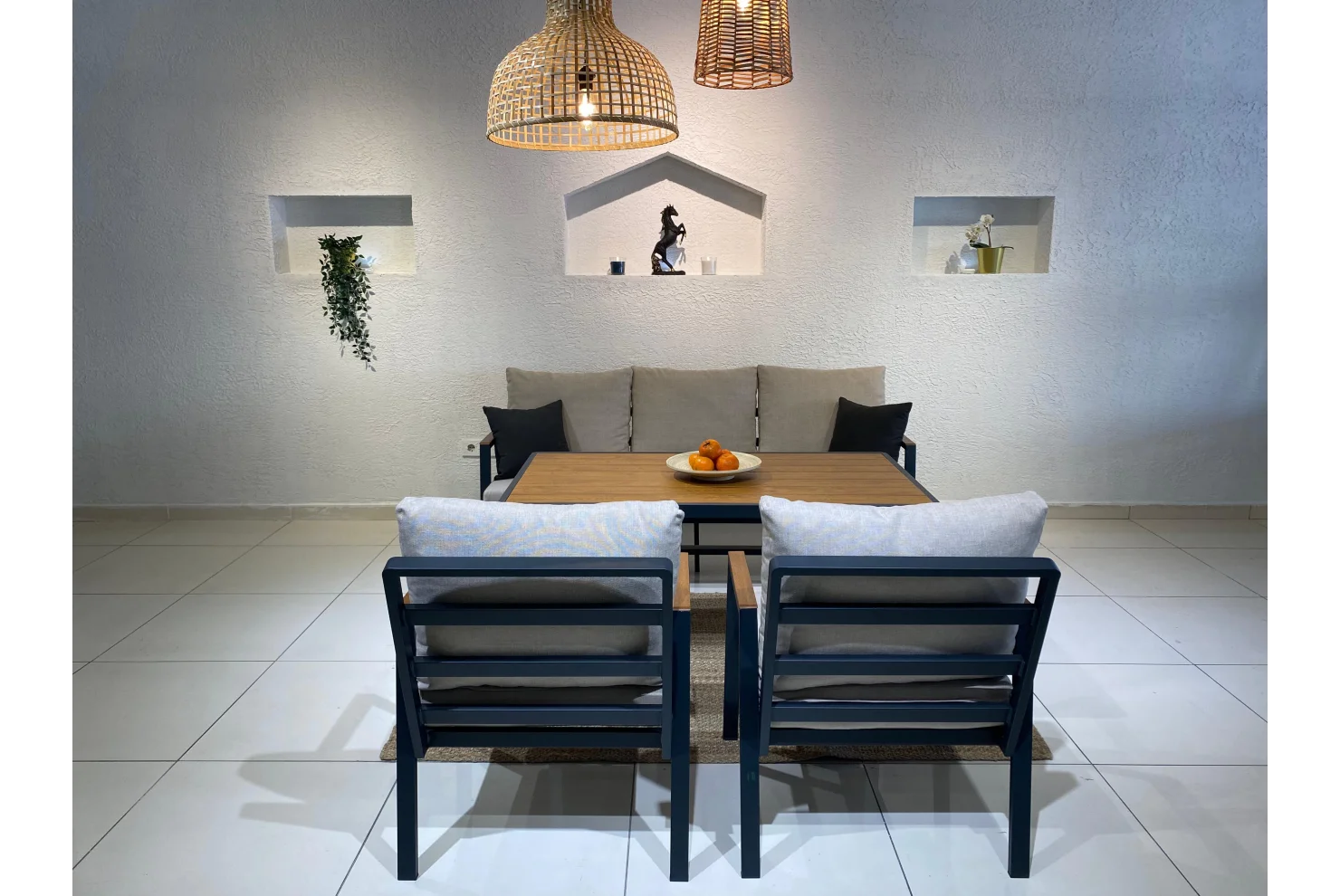 Atina Alüminyum Oturma Grubu