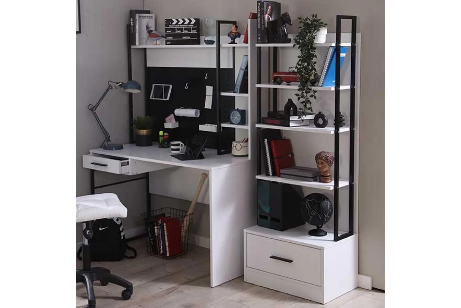 Atlas White Kitaplık