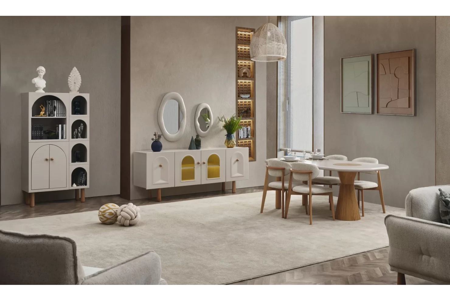 Bohem Düğün Paketi 3lü Set