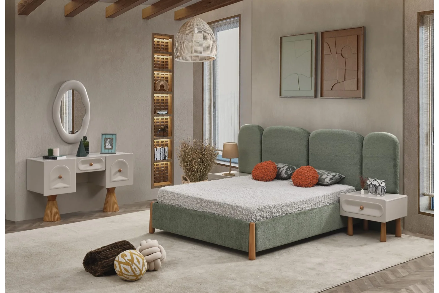 Bohem Yatak Odası Takımı