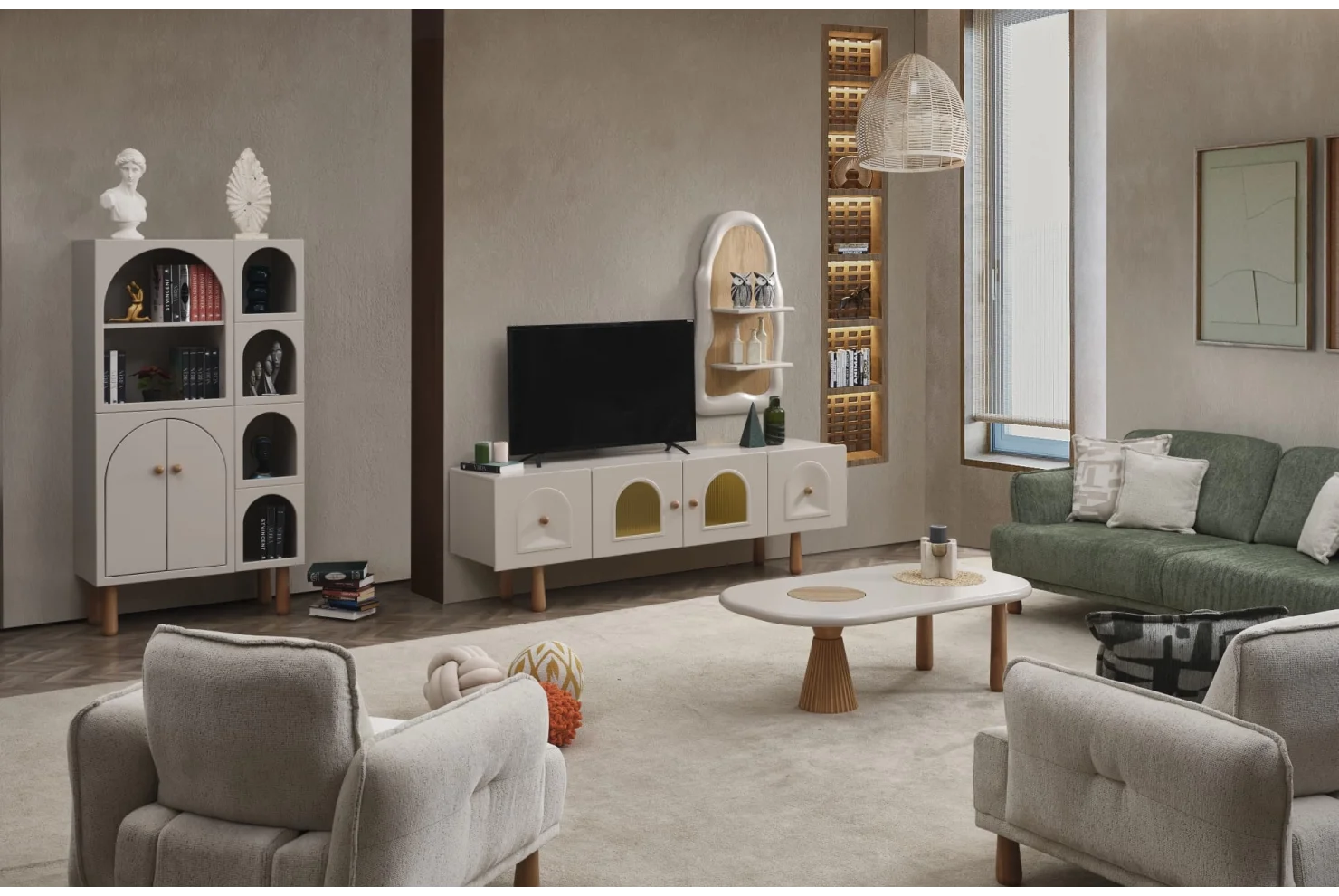 Bohem Yemek Odası Takımı