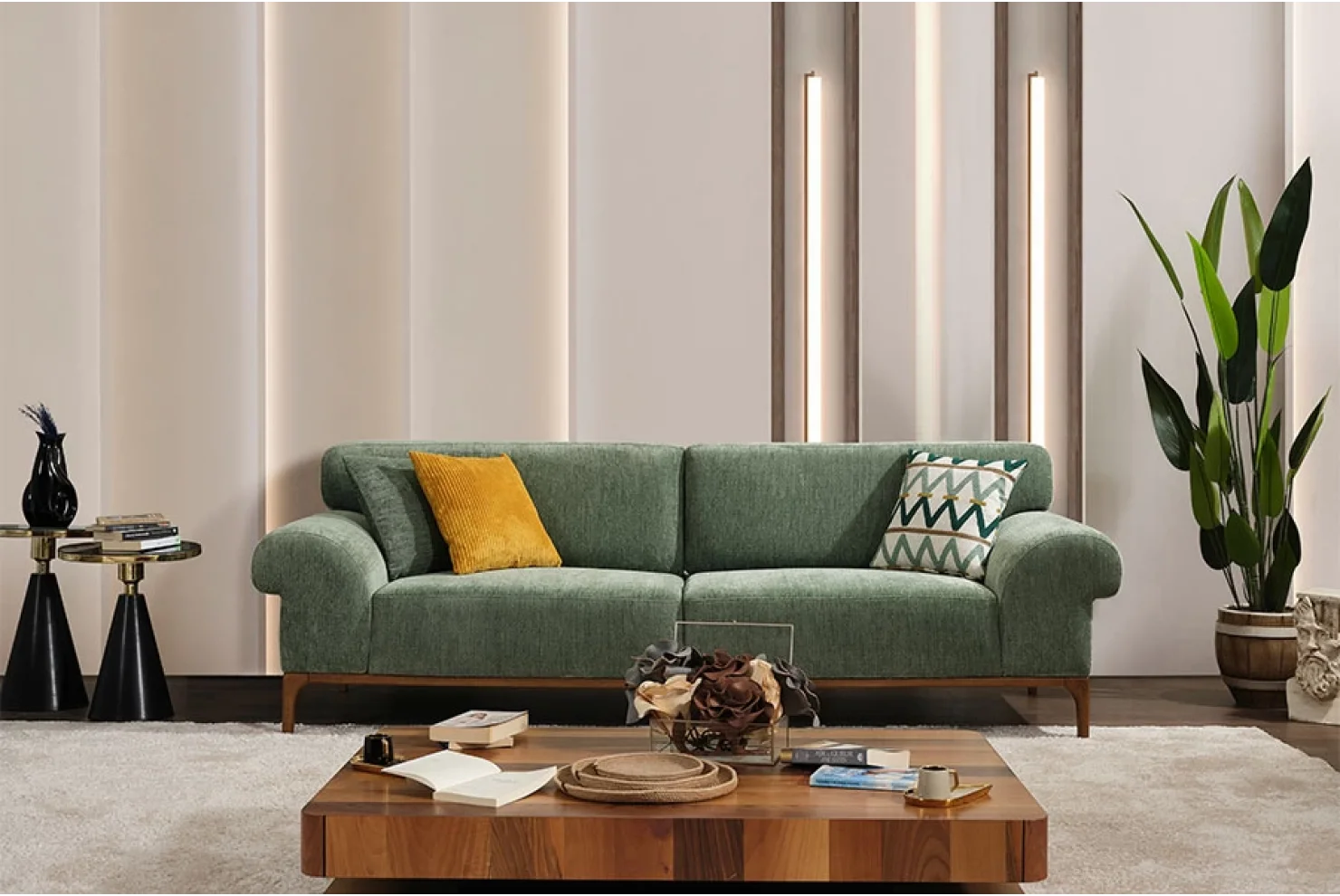 Dazzle Koltuk Takımı | 3lü Koltuk 2 Adet - Berjer 1 Adet