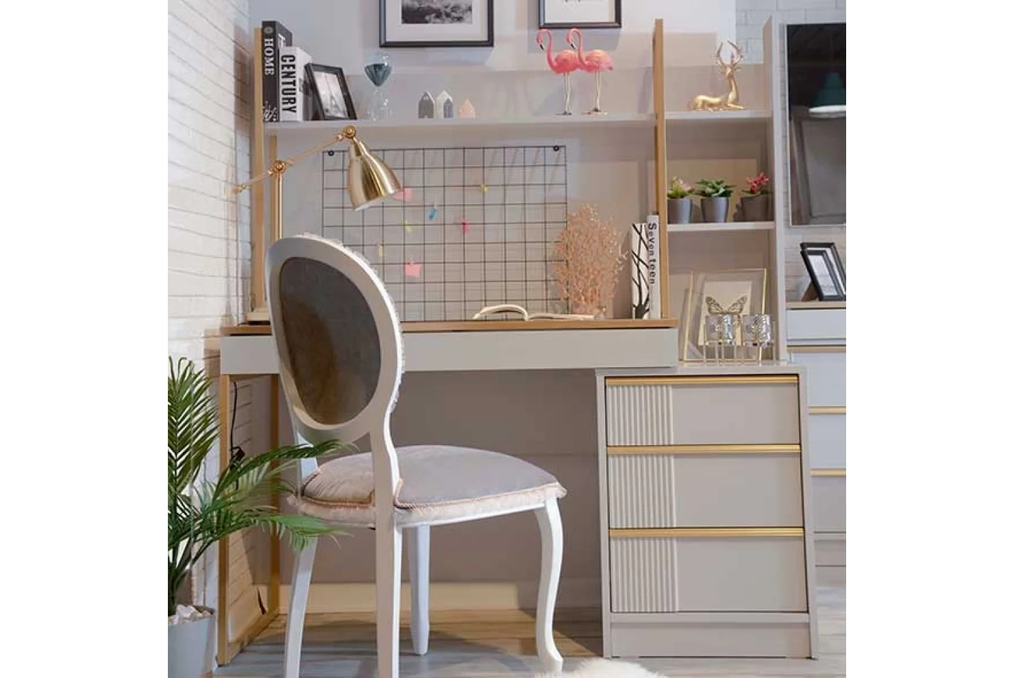 Elegant Çalışma Masası ve Ünite