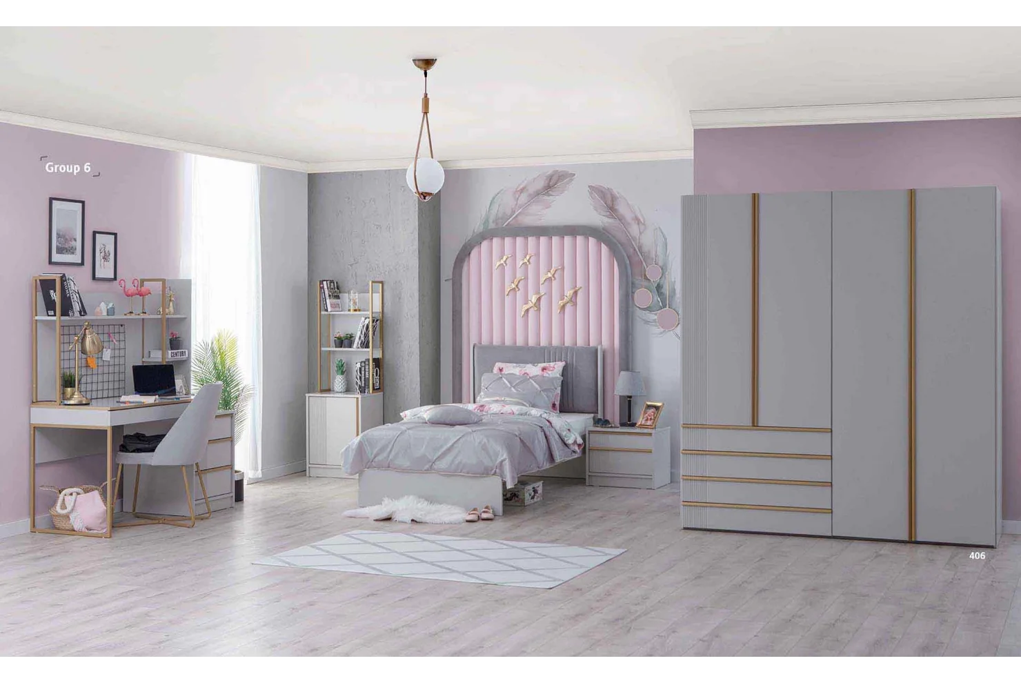 Elegant Genç Odası Takımı