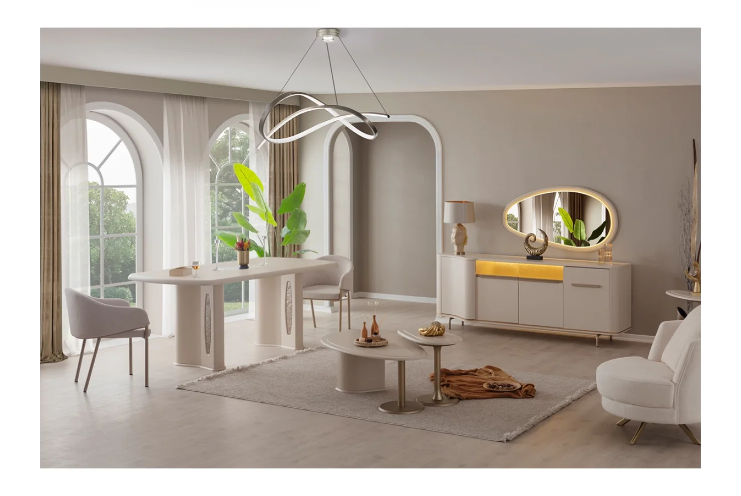 Floransa Yemek Odası Takımı