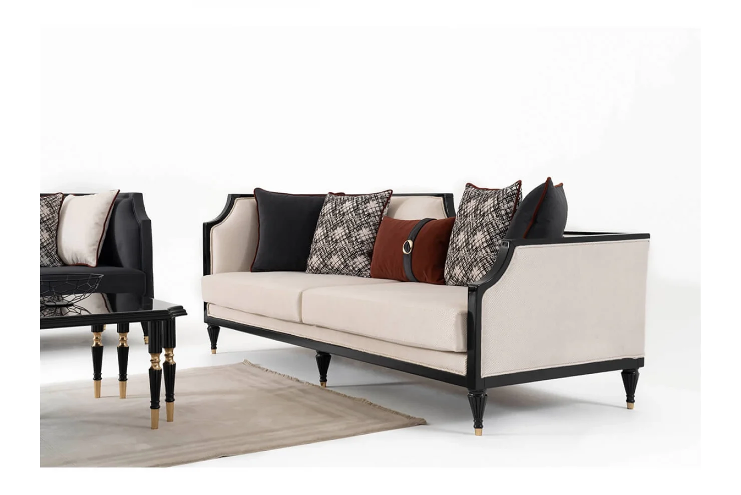 Harmonia Koltuk Takımı | 3lü Koltuk 2 Adet - Berjer 1 Adet