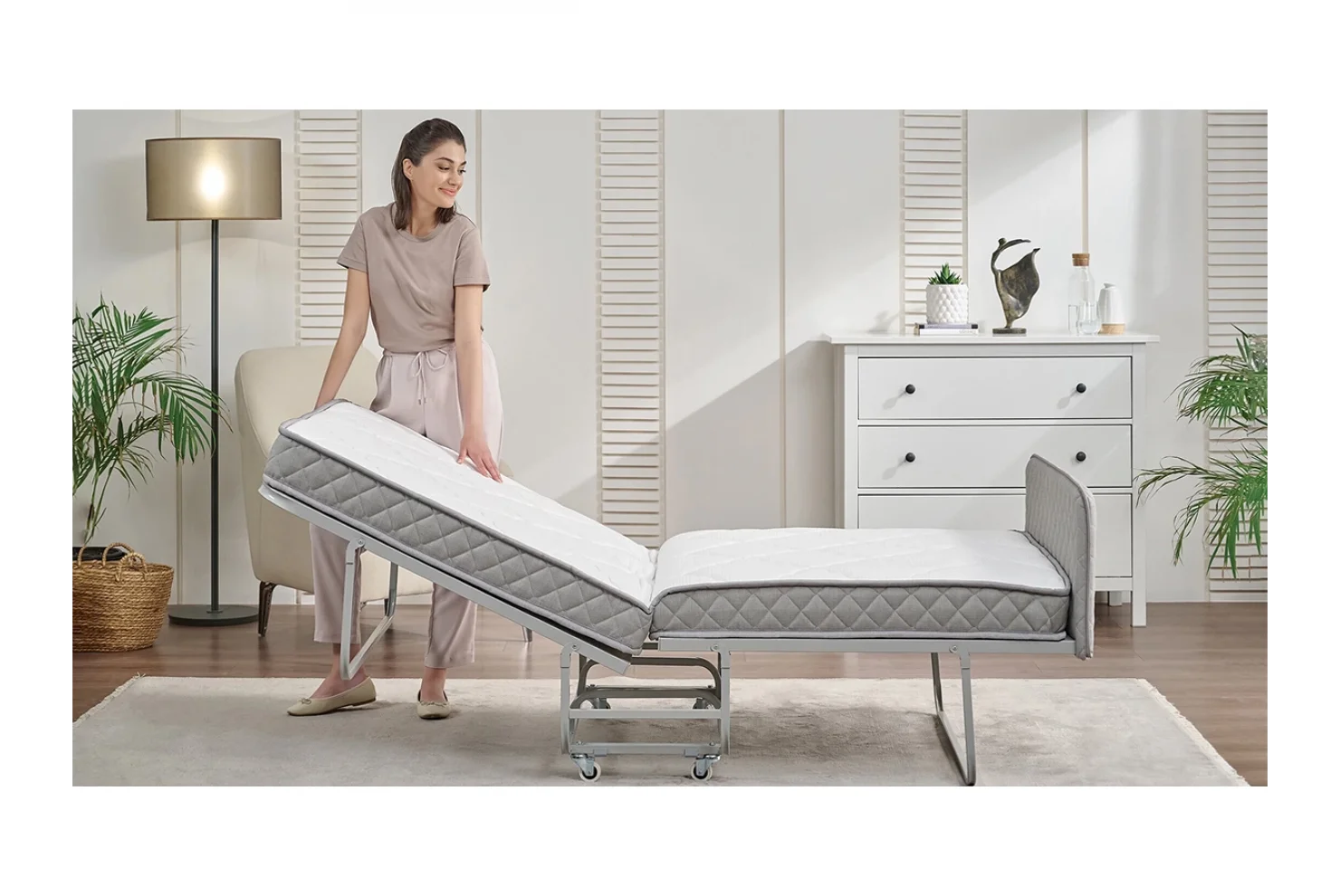 Invito Yataklı Katlanır Somya