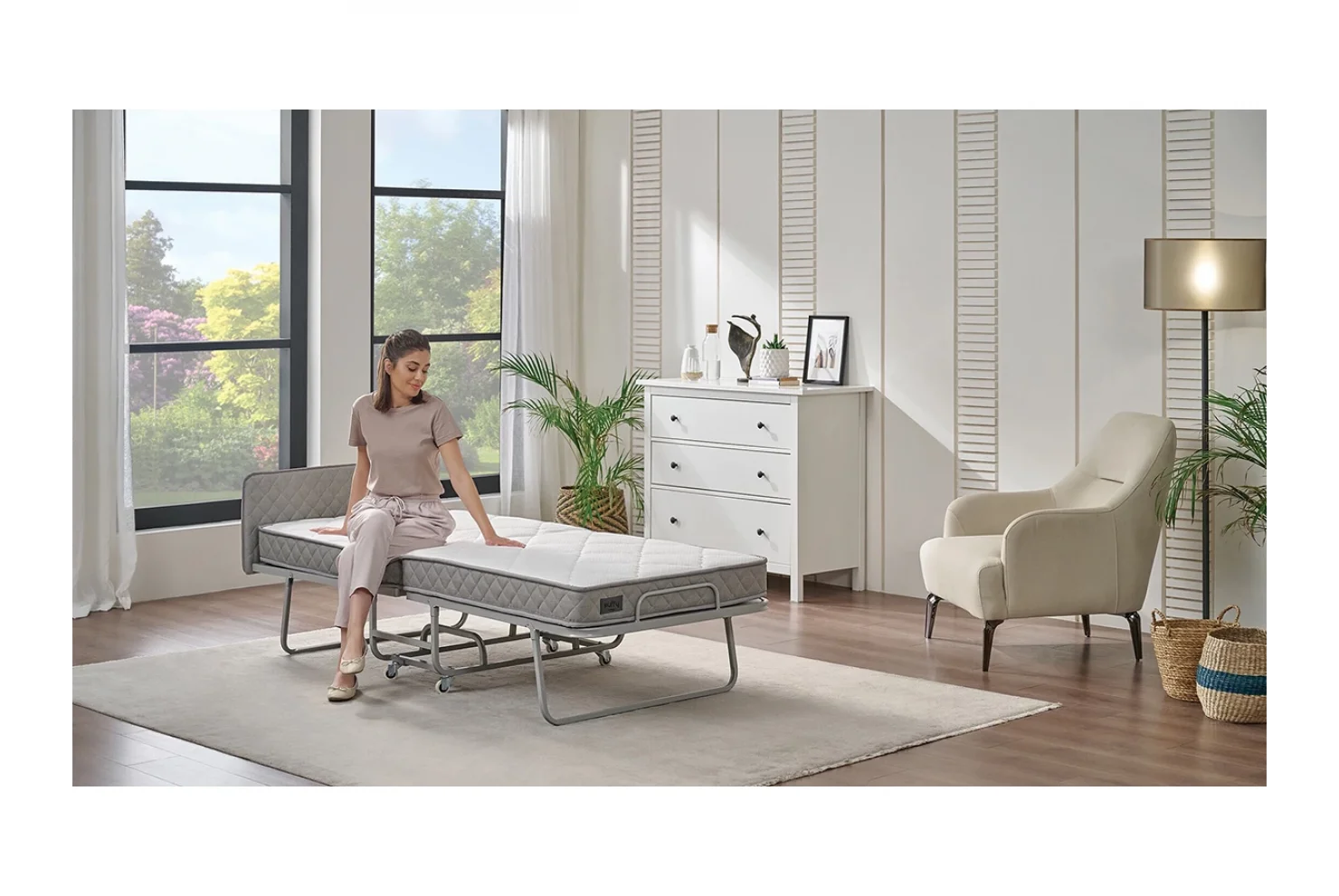 Invito Yataklı Katlanır Somya