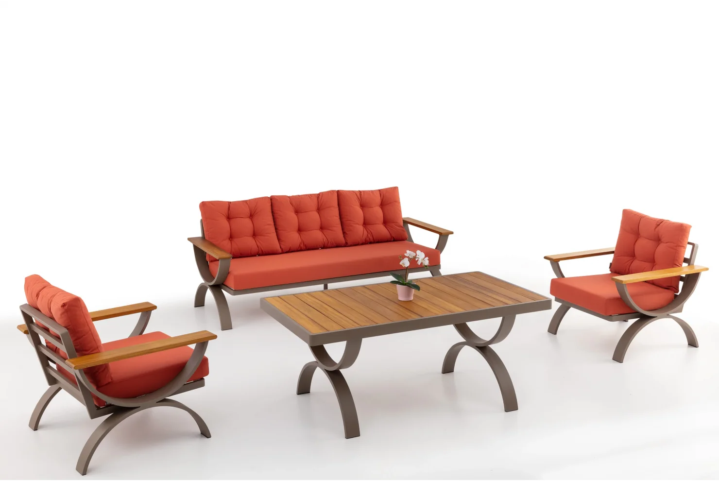 Kapadokya Alüminyum Oturma Grubu