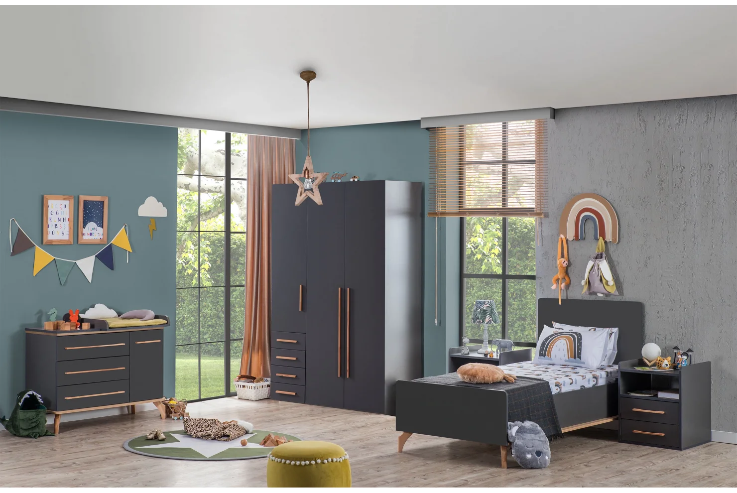 Loft Bebek Odası Takımı