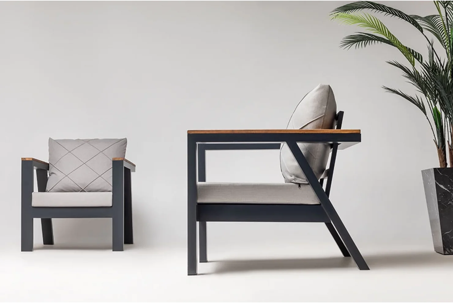 LOTUS OTURMA GRUBU ALÜMİNYUM 3+1+1+Masa