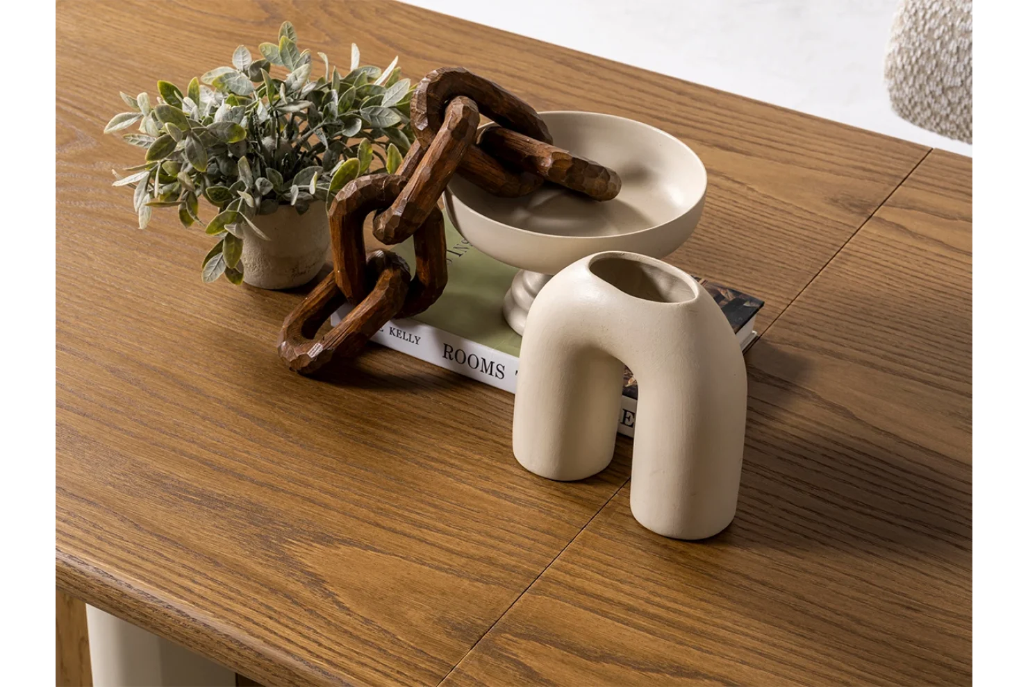 Lova Lake Meşe Yemek Masası