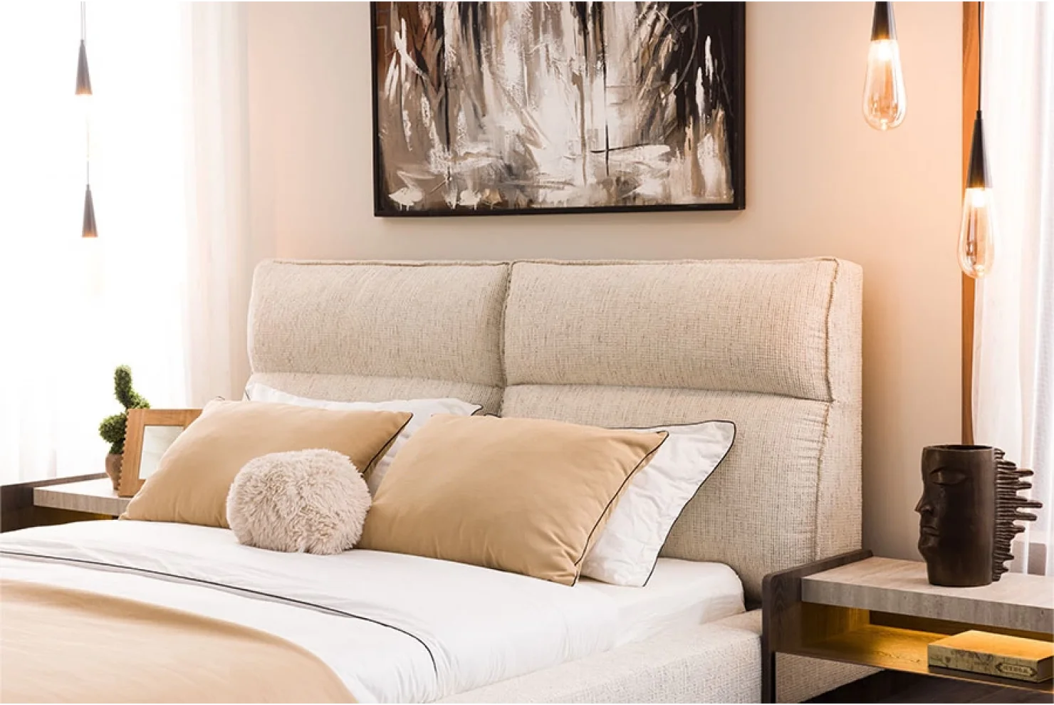 Lyric Yatak Odası Takımı 2 Kapılı Dolap | 1 Adet - 3 Kapılı Dolap 1 Adet -Köşe Dolap 1 Dolap - Karyola 1 Adet - Şifonyer 1 Adet - Şifonyer Ayna 1 Adet - Komodin 2 Adet