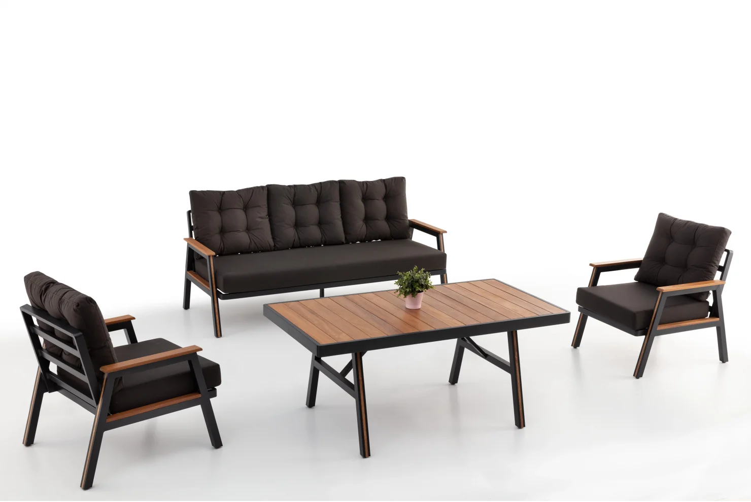 Paris Alüminyum Oturma Grubu