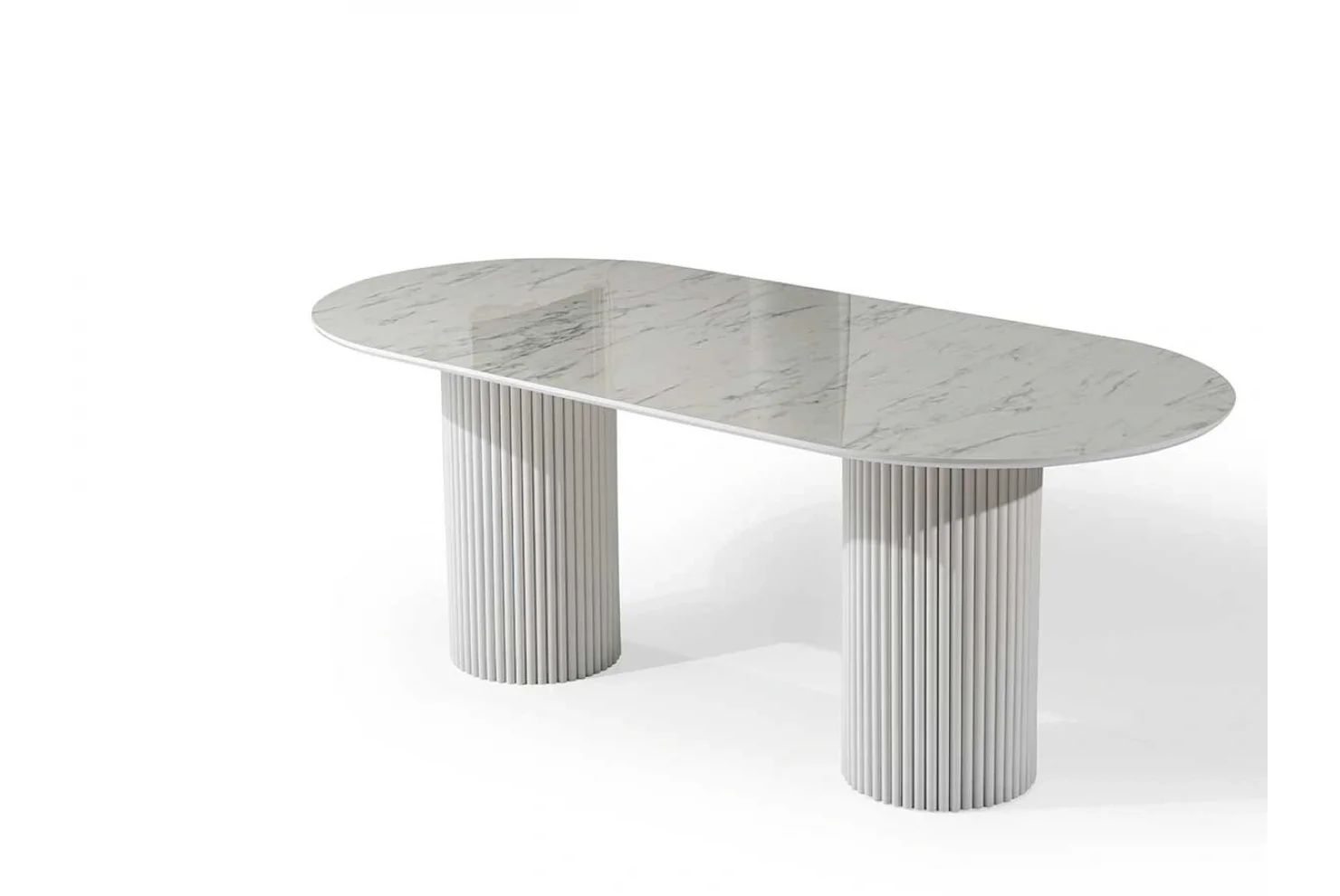 Marmo Mermer Baskılı Masa