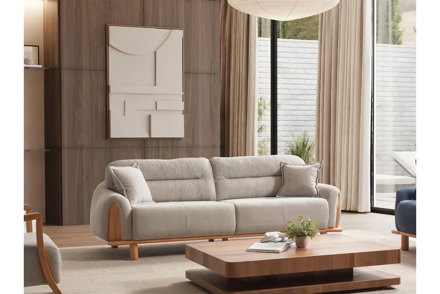 Martos Koltuk Takımı | 3lü Koltuk 2 Adet - Berjer 1 Adet