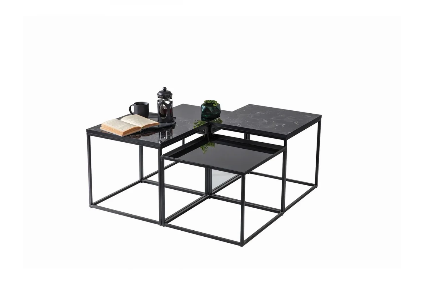 MC-129 Orta Sehpa 4lü Siyah