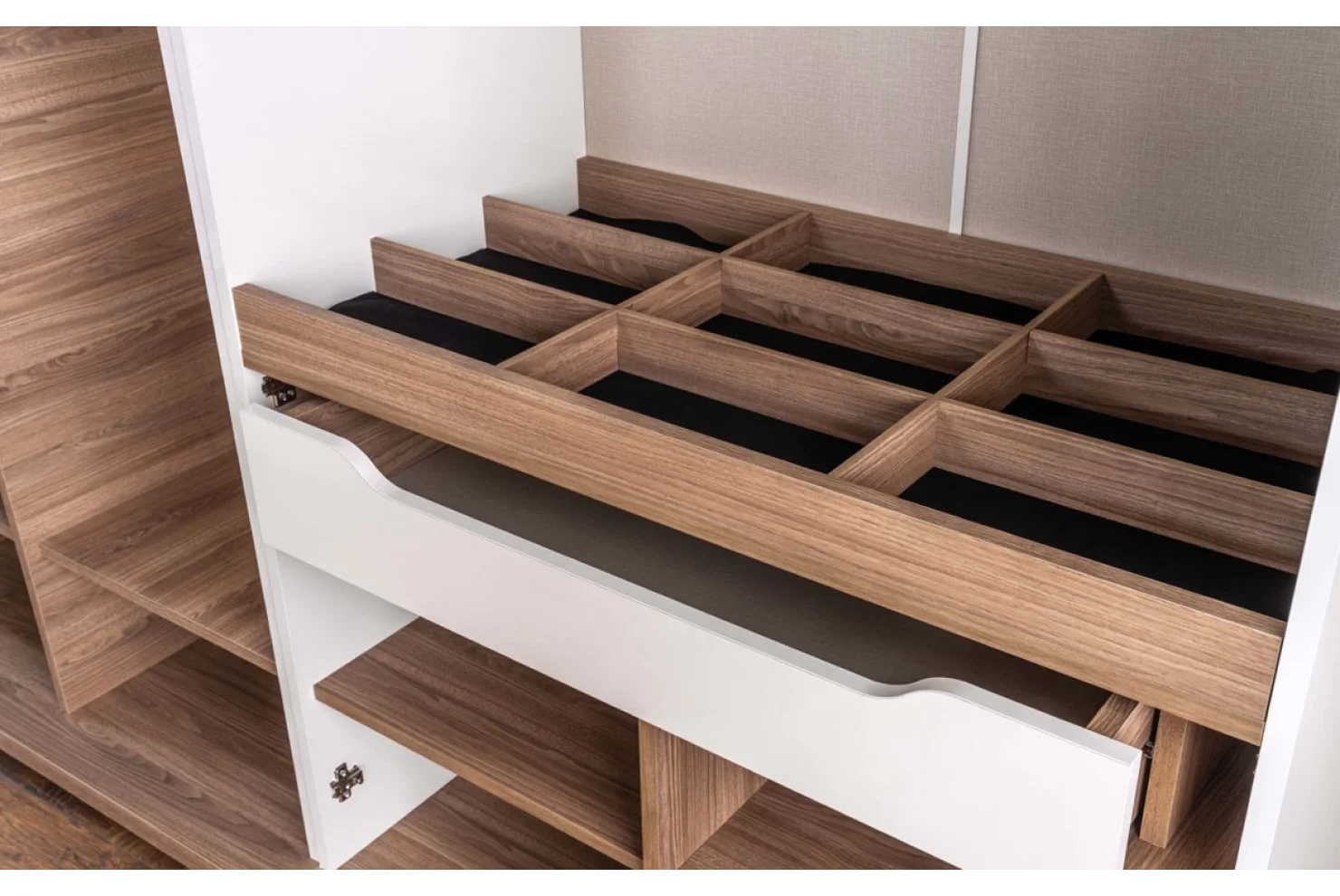 Meise Dolap 3+2 Kapılı (G,152+102-Y,216-D,62)