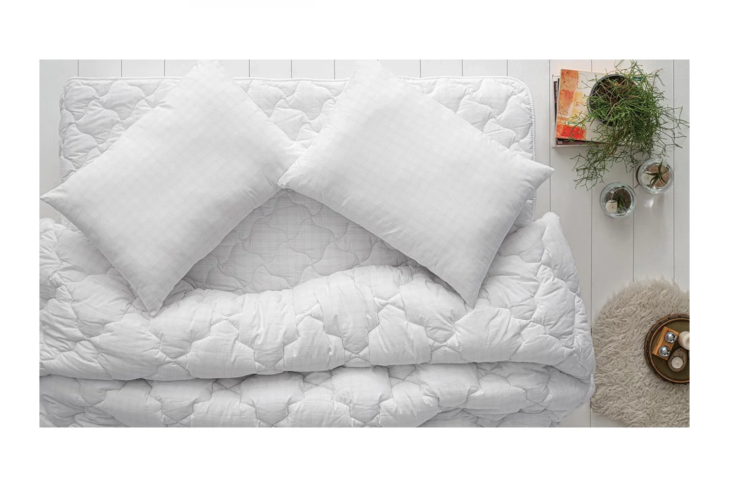 Melly Anti Stress Çift Kişilik Yorgan&Yastık