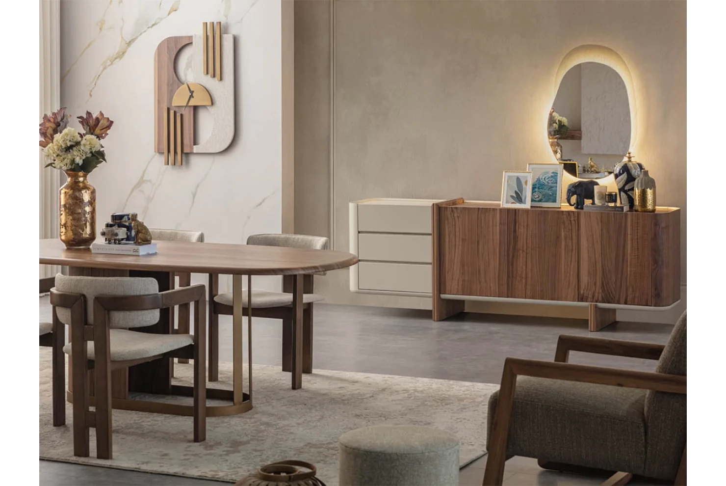 Meridan Yemek Odası Takımı