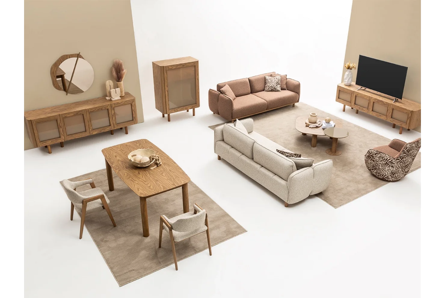 Mocha Yemek Odası Takımı